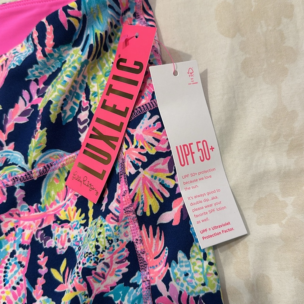 NWT Lilly Pulitzer luxletic cropped leggings XL - Picture 3 of 9